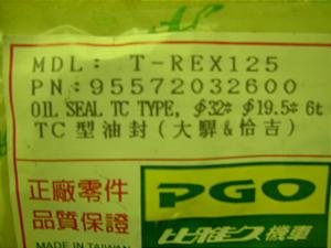 T-REX125/ PGO  ICV[ 0617